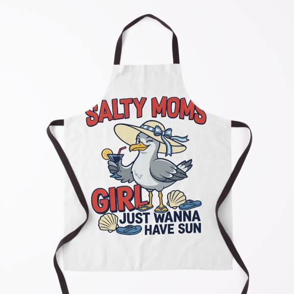 Item preview, Funny Seagull Salty Moms Beach Vacation designed and sold by KroghDs.