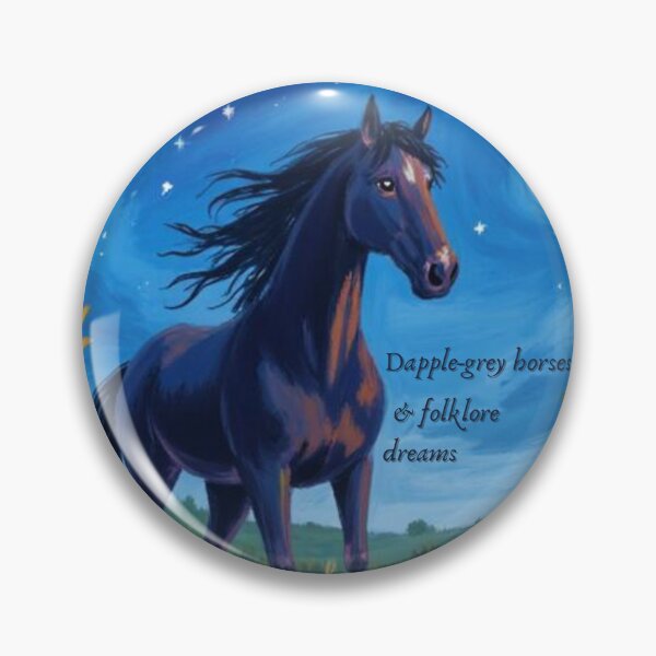 Item preview, Folklore Dreams Horse and Moon Painting designed and sold by GirlyVision.
