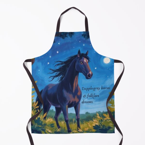 Item preview, Folklore Dreams Horse and Moon Painting designed and sold by GirlyVision.