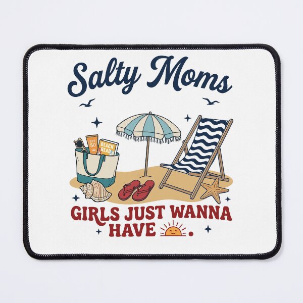 Item preview, Retro Salty Moms Beach Read Summer Vacation designed and sold by KroghDs.
