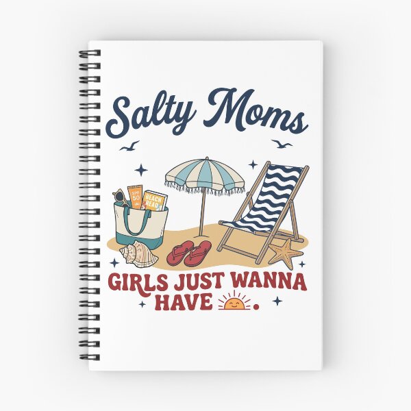 Item preview, Retro Salty Moms Beach Read Summer Vacation designed and sold by KroghDs.
