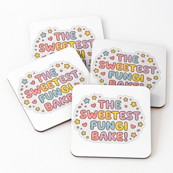 Item preview, Cute Pastel Bakery Mushroom Slogan Art designed and sold by sayyedtasmiya.