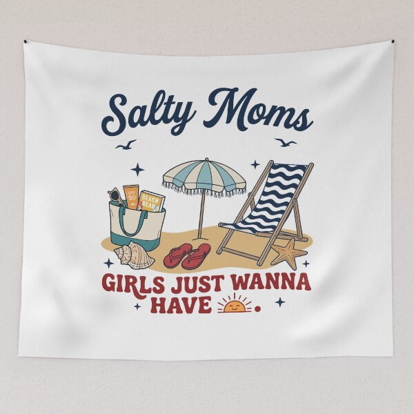 Item preview, Retro Salty Moms Beach Read Summer Vacation designed and sold by KroghDs.