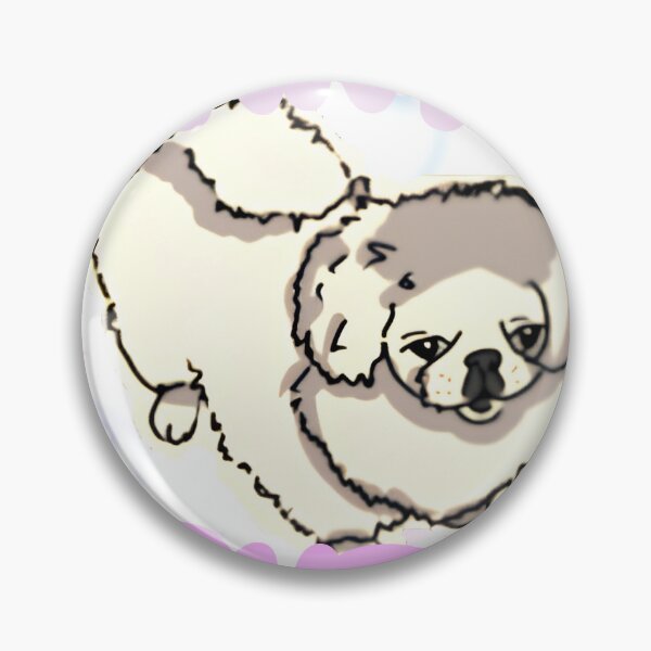Item preview, Tiny Cute Dog Puppy Pekingnese designed and sold by Quartet Prints.