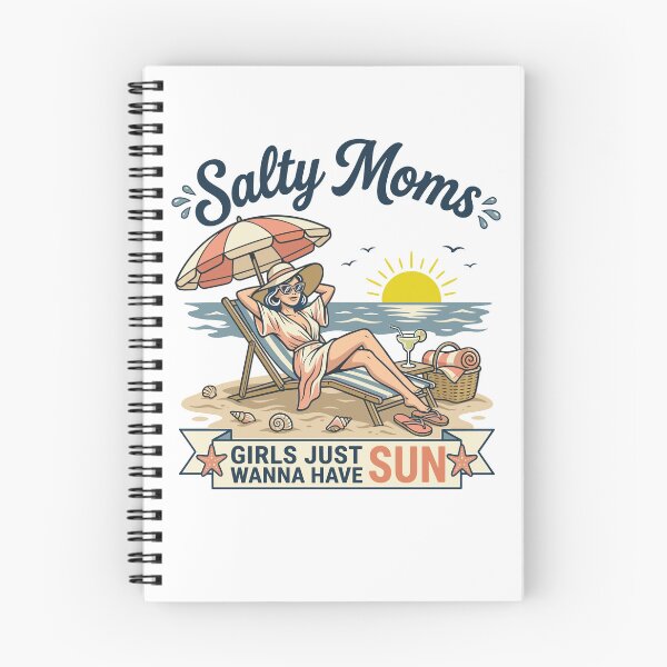 Item preview, Retro Salty Moms Beach Vacation Girls Trip designed and sold by KroghDs.
