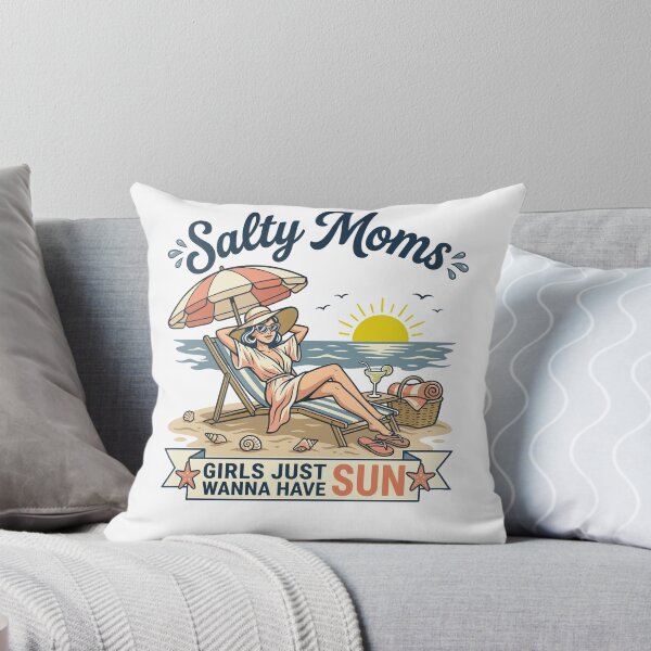 Item preview, Retro Salty Moms Beach Vacation Girls Trip designed and sold by KroghDs.