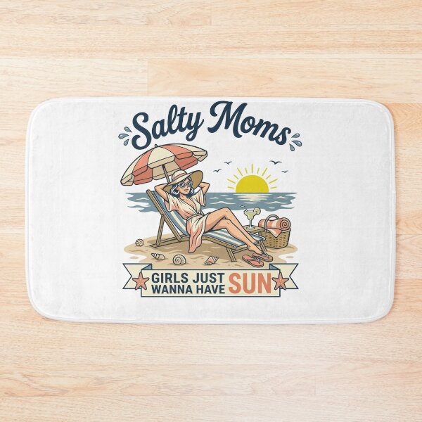 Item preview, Retro Salty Moms Beach Vacation Girls Trip designed and sold by KroghDs.