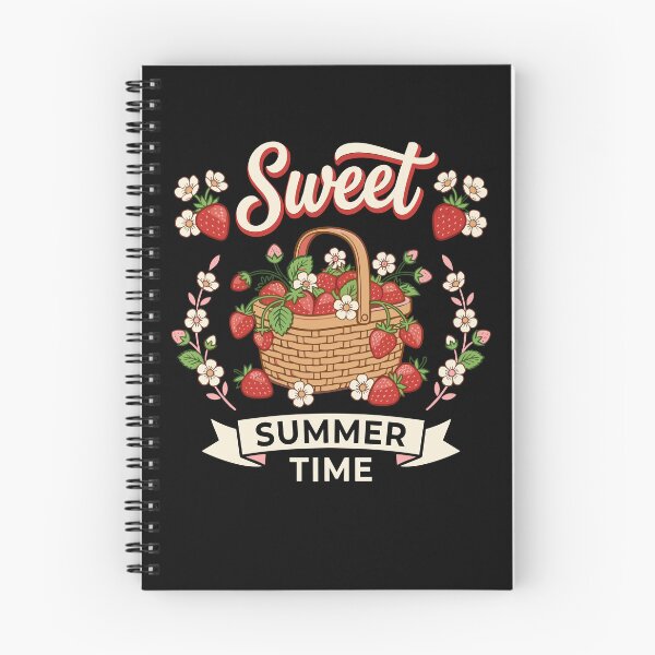 Item preview, Retro Strawberry Basket Summer Time Kids Girls designed and sold by KroghDs.