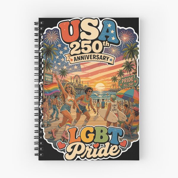 Item preview, USA 250th Anniversary LGBT Pride Beach Celebration designed and sold by No Limits T-Shirts.