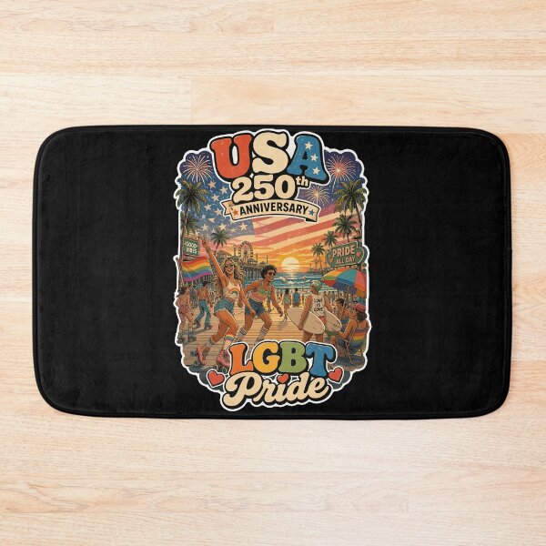Item preview, USA 250th Anniversary LGBT Pride Beach Celebration designed and sold by No Limits T-Shirts.