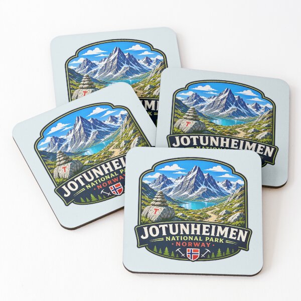 Item preview, Jotunheimen National Park, Norway - Alpine Mountain designed and sold by Myra365Art.