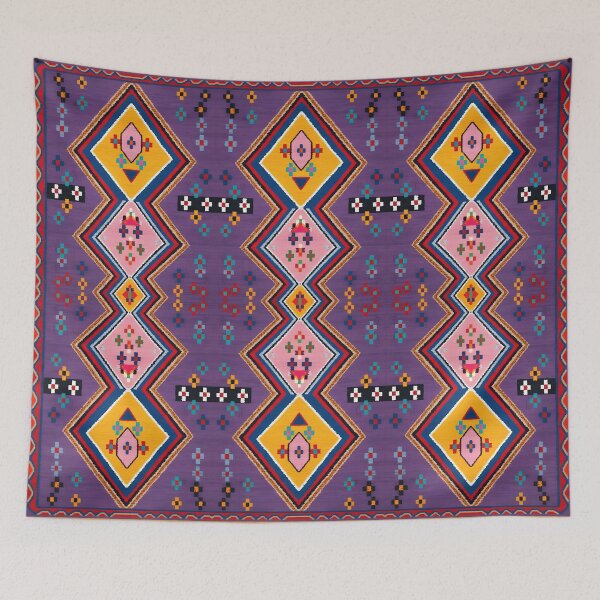 Item preview, Vibrant Geometric Bohemian Moroccan Kilim Pattern designed and sold by arteresting-art.