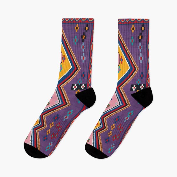 Item preview, Vibrant Geometric Bohemian Moroccan Kilim Pattern designed and sold by arteresting-art.