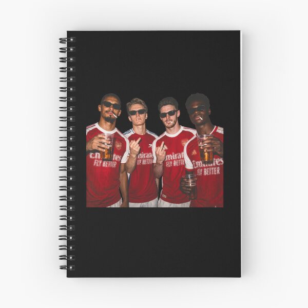 Item preview, Martinelli, Ødegaard, Declan Rice, William Saliba Arsenal Gang Champion Final 2026 designed and sold by MarlinConroy.