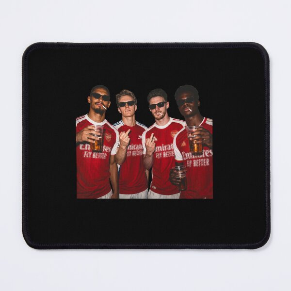 Item preview, Martinelli, Ødegaard, Declan Rice, William Saliba Arsenal Gang Champion Final 2026 designed and sold by MarlinConroy.