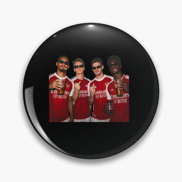 Item preview, Martinelli, Ødegaard, Declan Rice, William Saliba Arsenal Gang Champion Final 2026 designed and sold by MarlinConroy.