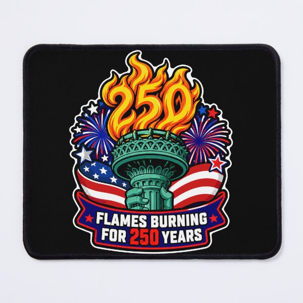 Item preview, USA 250th Anniversary Liberty Torch Flames designed and sold by No Limits T-Shirts.