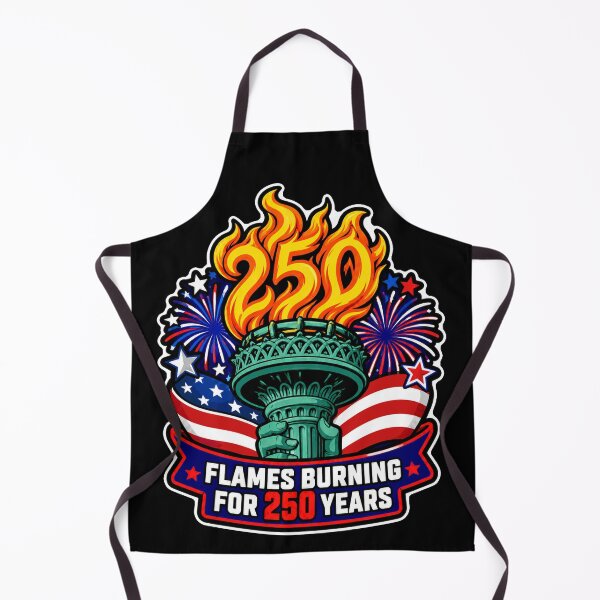 Item preview, USA 250th Anniversary Liberty Torch Flames designed and sold by No Limits T-Shirts.