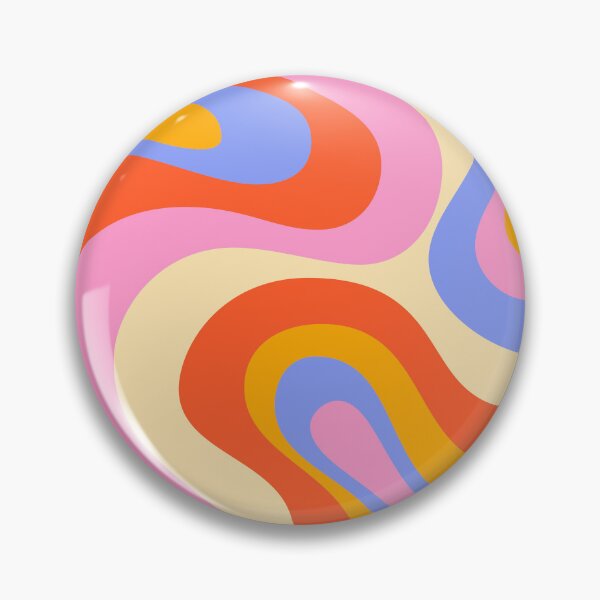 Item preview, Groovy Retro Wave Pattern designed and sold by JackedUpArt.