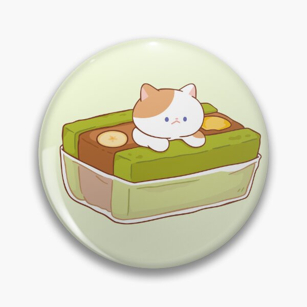 Item preview, Cat with Matcha Fruits Sandwich designed and sold by salposi.