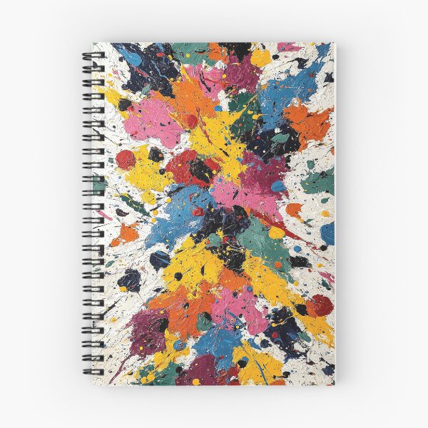 Item preview, Vibrant Abstract Paint Splatter Expressionist Art designed and sold by colorful-white.