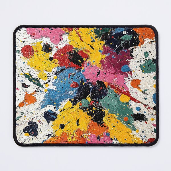 Item preview, Vibrant Abstract Paint Splatter Expressionist Art designed and sold by colorful-white.