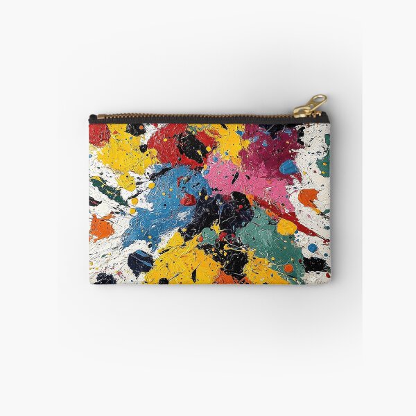 Item preview, Vibrant Abstract Paint Splatter Expressionist Art designed and sold by colorful-white.