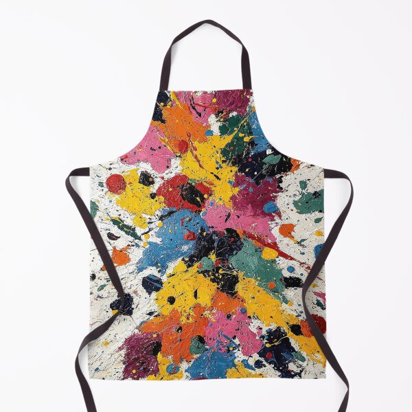 Item preview, Vibrant Abstract Paint Splatter Expressionist Art designed and sold by colorful-white.