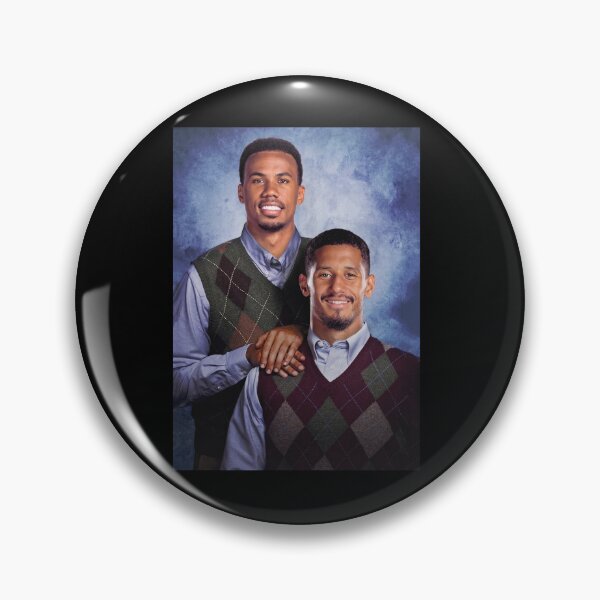 Item preview, William Saliba & Gabriel Magalhaes Step Bros Arsenal designed and sold by MarlinConroy.
