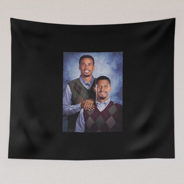 Item preview, William Saliba & Gabriel Magalhaes Step Bros Arsenal designed and sold by MarlinConroy.