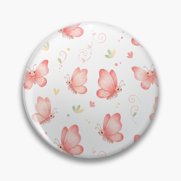 Item preview, Cute Pink Butterfly Seamless Pattern designed and sold by naragon4289.