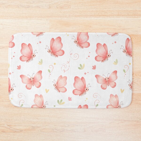 Item preview, Cute Pink Butterfly Seamless Pattern designed and sold by naragon4289.