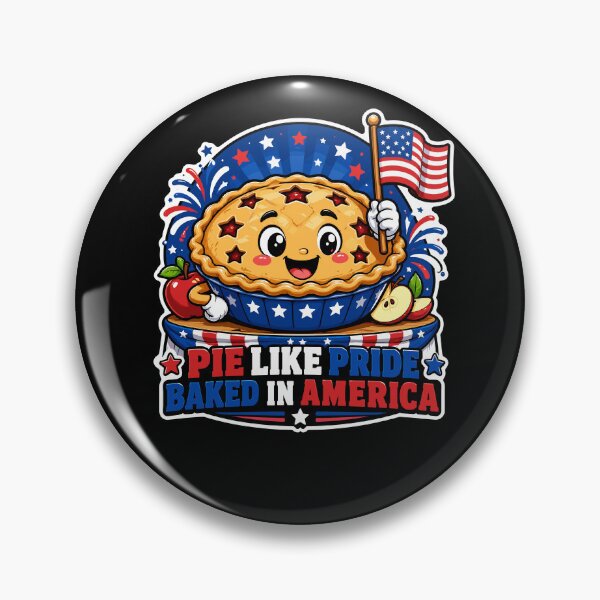 Item preview, Cute Patriotic Pie Like Pride Baked In America designed and sold by No Limits T-Shirts.