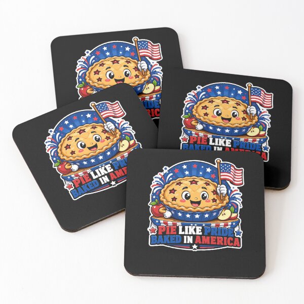 Item preview, Cute Patriotic Pie Like Pride Baked In America designed and sold by No Limits T-Shirts.