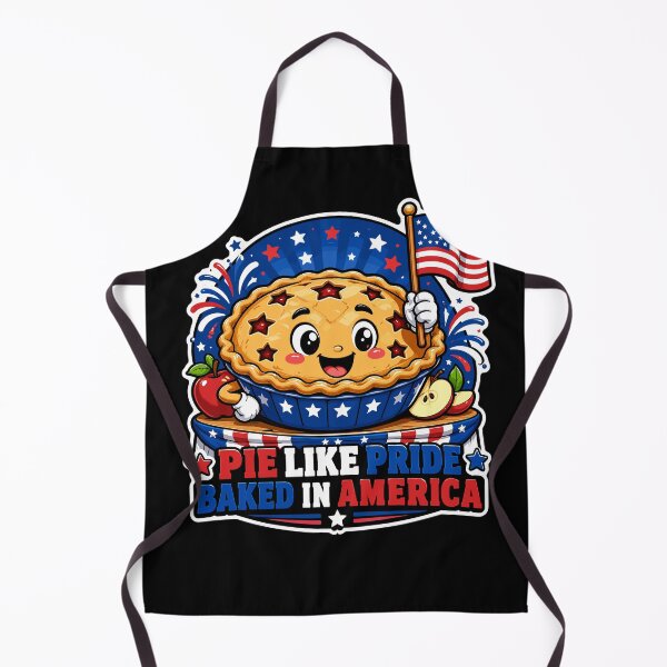 Item preview, Cute Patriotic Pie Like Pride Baked In America designed and sold by No Limits T-Shirts.