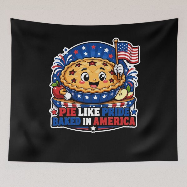 Item preview, Cute Patriotic Pie Like Pride Baked In America designed and sold by No Limits T-Shirts.
