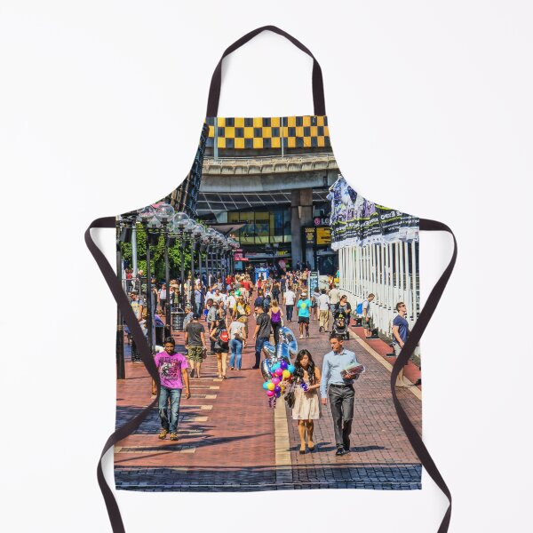 Item preview, Cockle Bay Wharf, Darling Harbour | Sydney, New South Wales Australia - Modern Waterfront Cityscape Art designed and sold by Ross.A.Campbell.