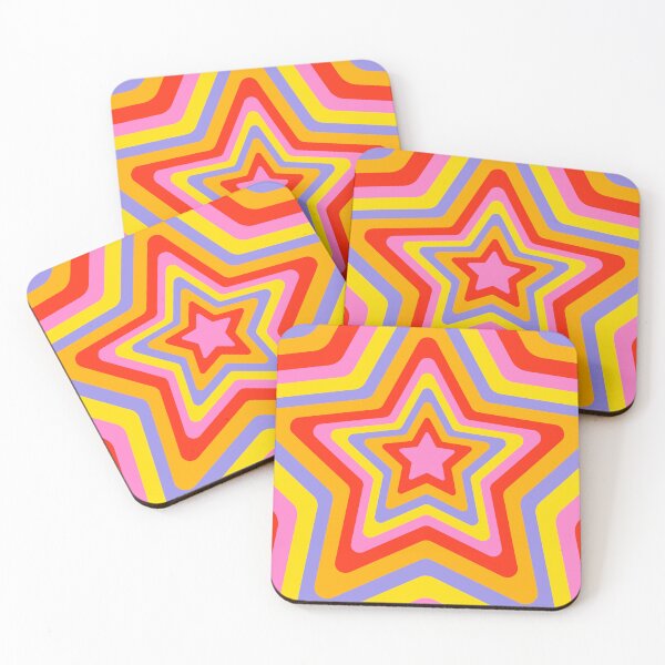 Item preview, Groovy Retro Star Pattern designed and sold by JackedUpArt.