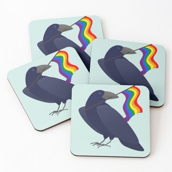 Item preview, LGBT Pride Crow designed and sold by ElisabethDraws.