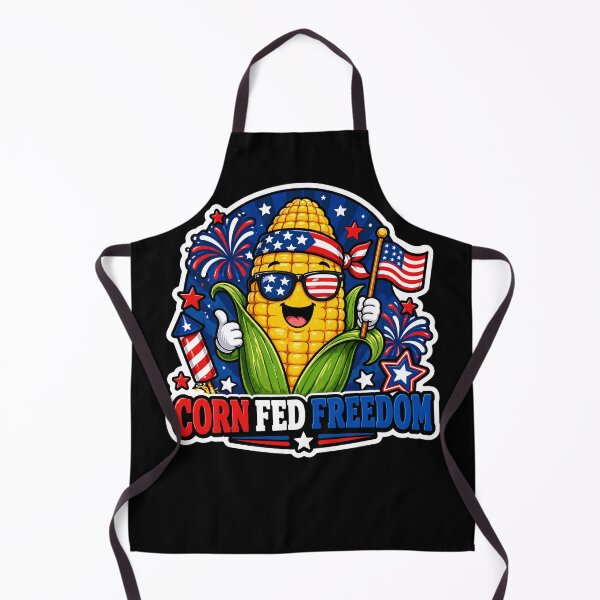 Item preview, Corn Fed Freedom Patriotic USA 4th of July Design designed and sold by No Limits T-Shirts.