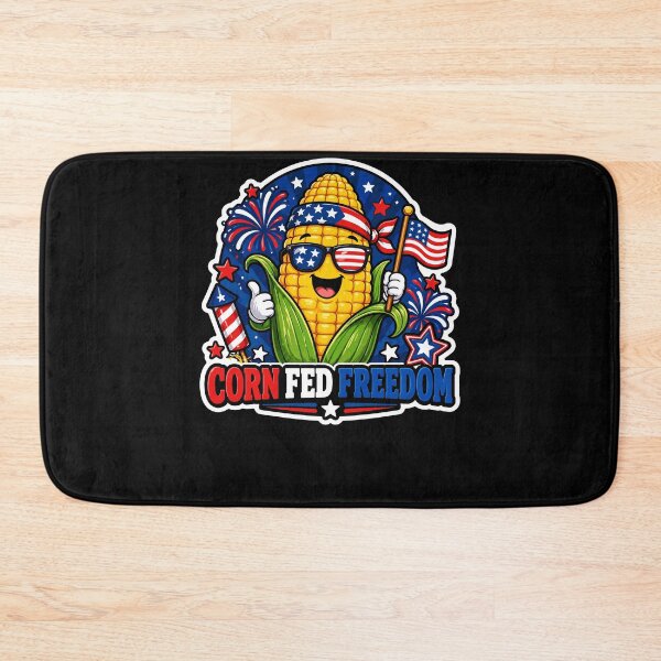 Item preview, Corn Fed Freedom Patriotic USA 4th of July Design designed and sold by No Limits T-Shirts.