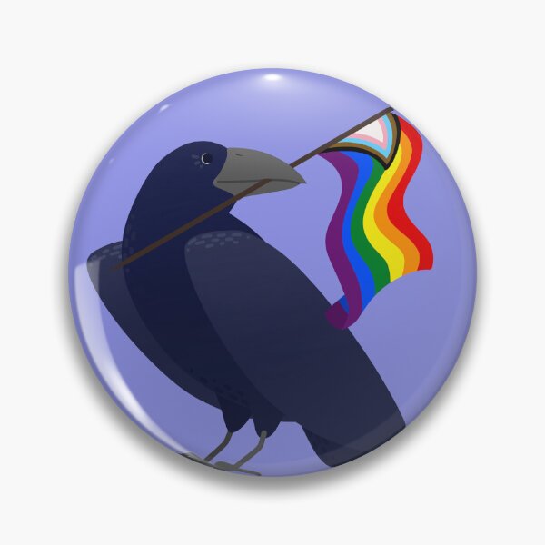 Item preview, Inclusivity Pride Crow designed and sold by ElisabethDraws.