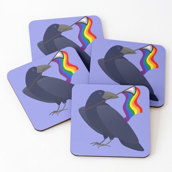 Item preview, Inclusivity Pride Crow designed and sold by ElisabethDraws.