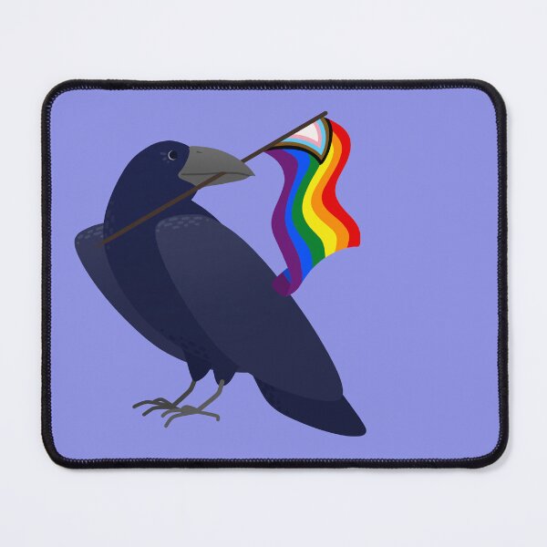 Item preview, Inclusivity Pride Crow designed and sold by ElisabethDraws.