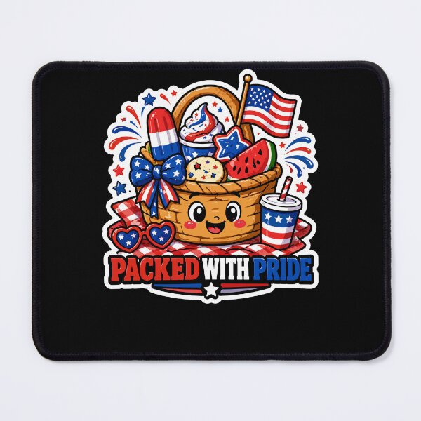 Item preview, Fourth of July Picnic Basket Packed with Pride designed and sold by No Limits T-Shirts.
