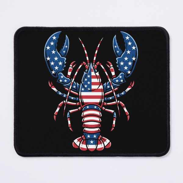 Item preview, Patriotic American Flag Lobster USA Design designed and sold by No Limits T-Shirts.