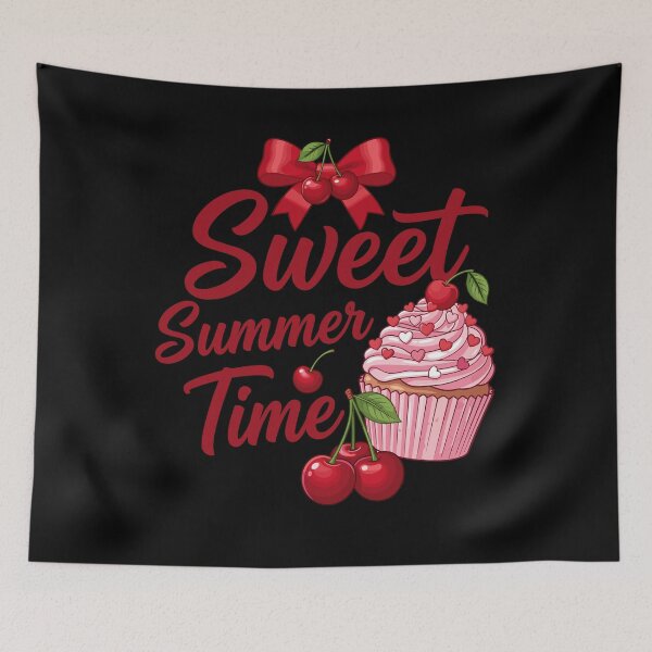 Item preview, Cute Cherry Cupcake Sweet Summer Time Girls Kids designed and sold by KroghDs.