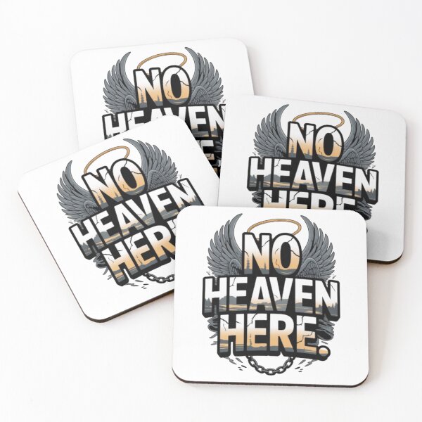 Item preview, No Heaven Here — Fallen Wings, Broken Halos, Real Streets designed and sold by NewUSShop.
