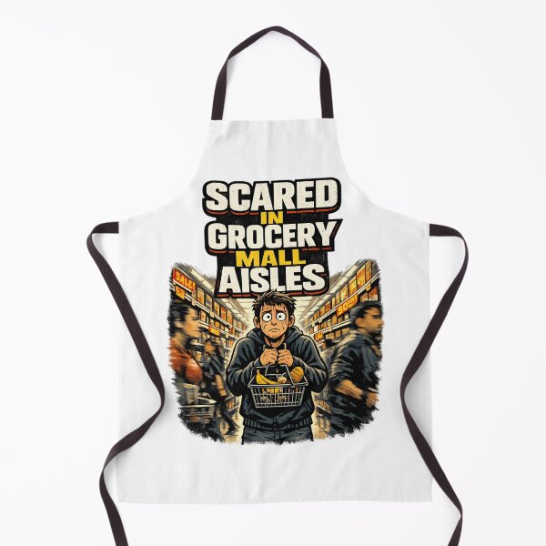 Item preview, Scared In Grocery Mall Aisles SIGMA Meme designed and sold by MustBeDesigns.