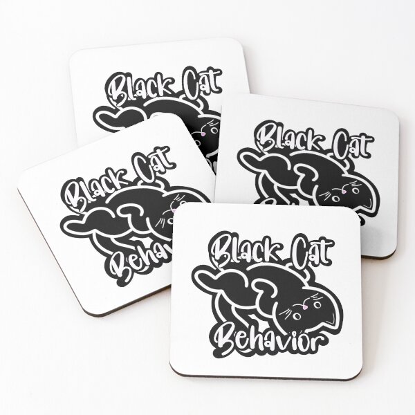 Item preview, Funny Cute Black Cat Behavior Void Meme Cartoon designed and sold by MNicoleaDesigns.